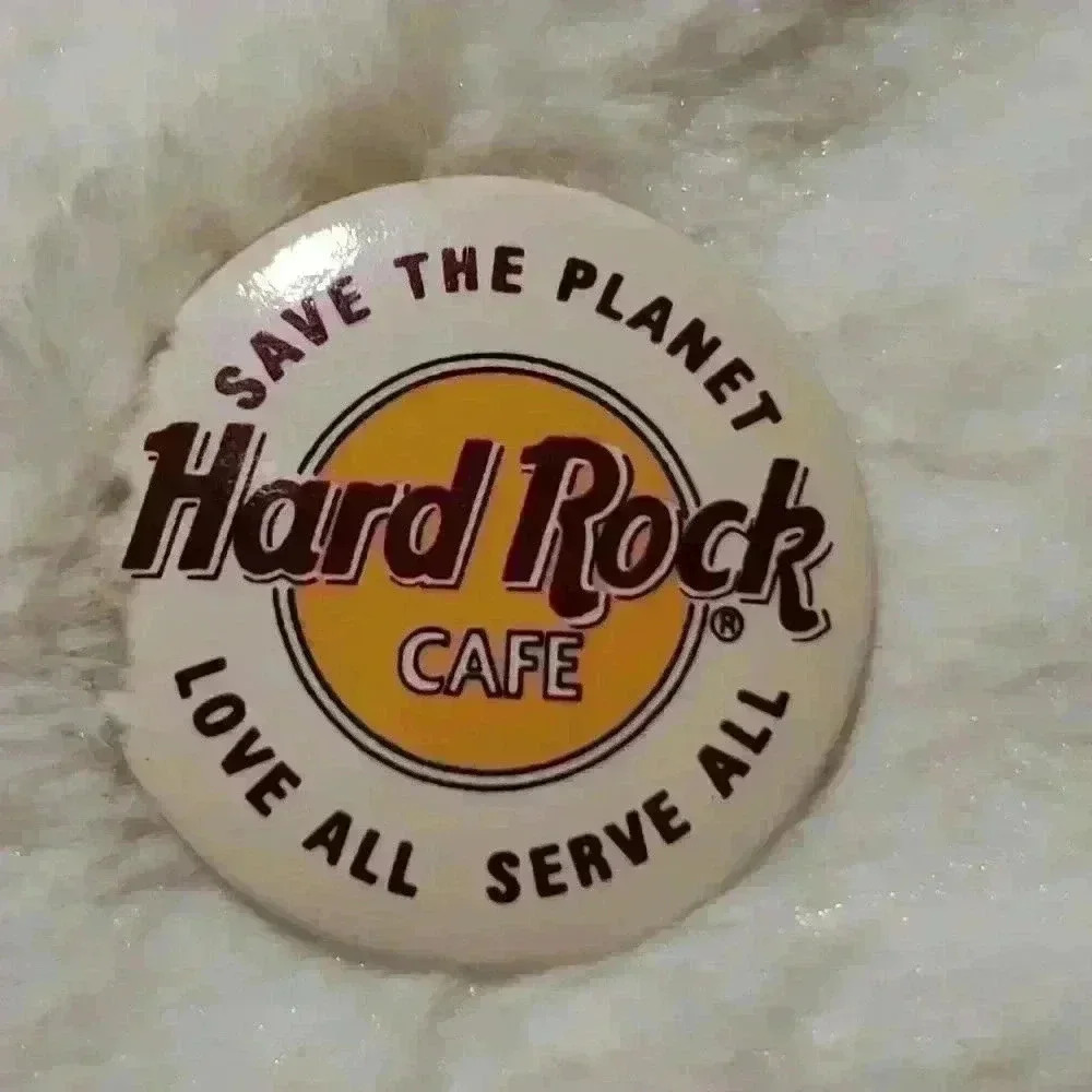 Vintage Hard Rock Cafe Buttons and Pin - Picture 3 of 8